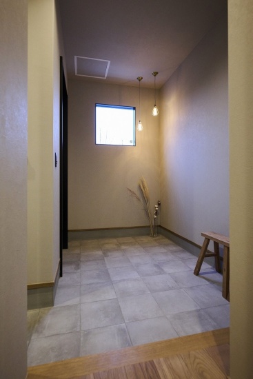 ゆったりとした空気感が漂う玄関