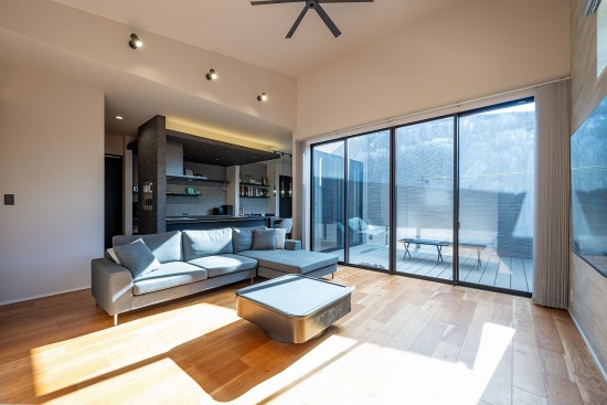 開放的なリビング