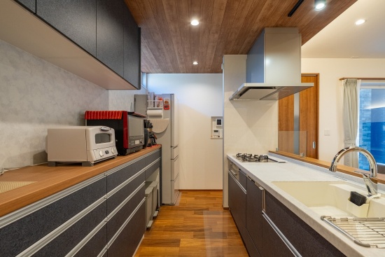 収納力抜群のキッチン