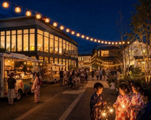 夜まで開催!夏祭り【越谷】
